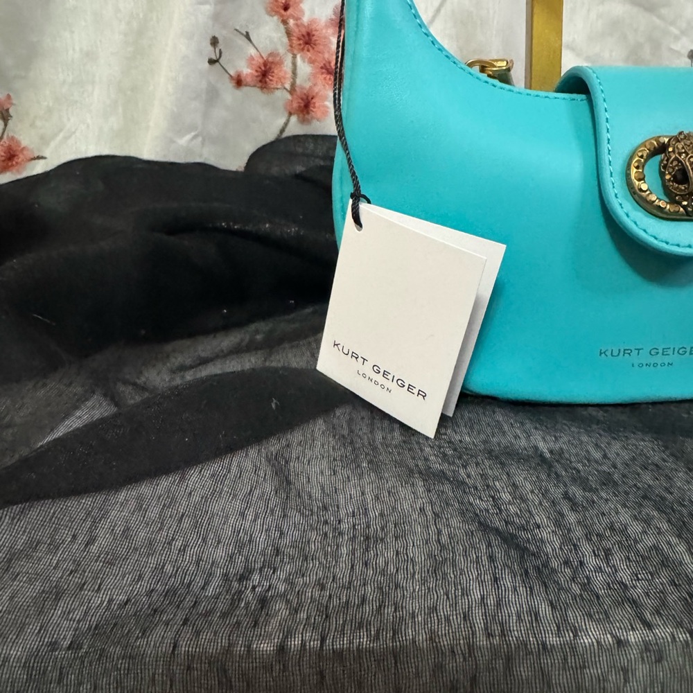 KURT GEIGER Turquoise Shoulder Bag - Picture 3 of 13